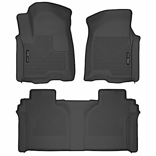 Husky Liners Front & 2nd Seat Floor Liners Fits 07-14 Suburban 1500/Yukon XL1500 Husky Liners Front & 2nd Seat Floor Liners Fits 07-14 Suburban 1500/Yukon XL1500